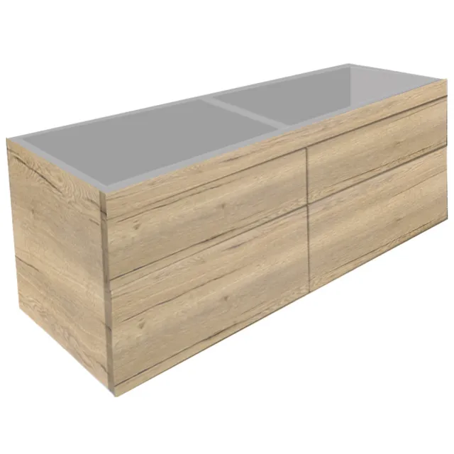 Best Design Beauty badkamermeubel onderkast eiken