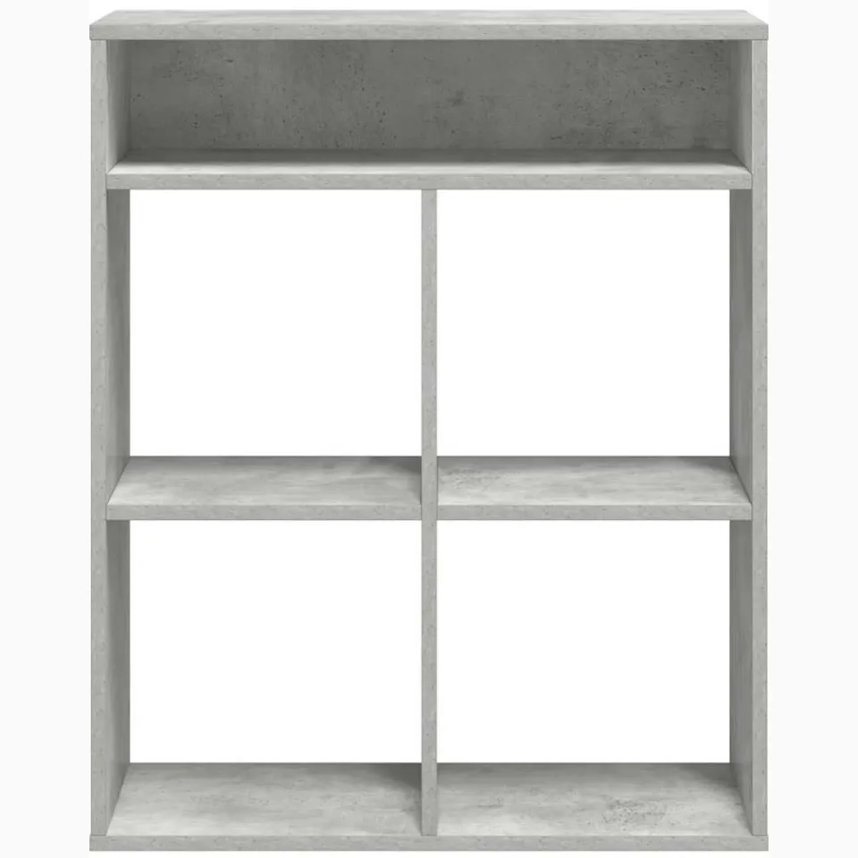 vidaXL Boekenkast 66x31x80 cm bewerkt hout betongrijs grijs, foto 4