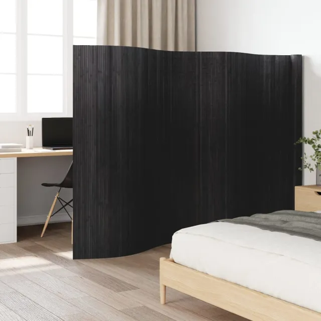 vidaXL Kamerscherm breedte 600 cm hoogte 165 cm bamboe grijs