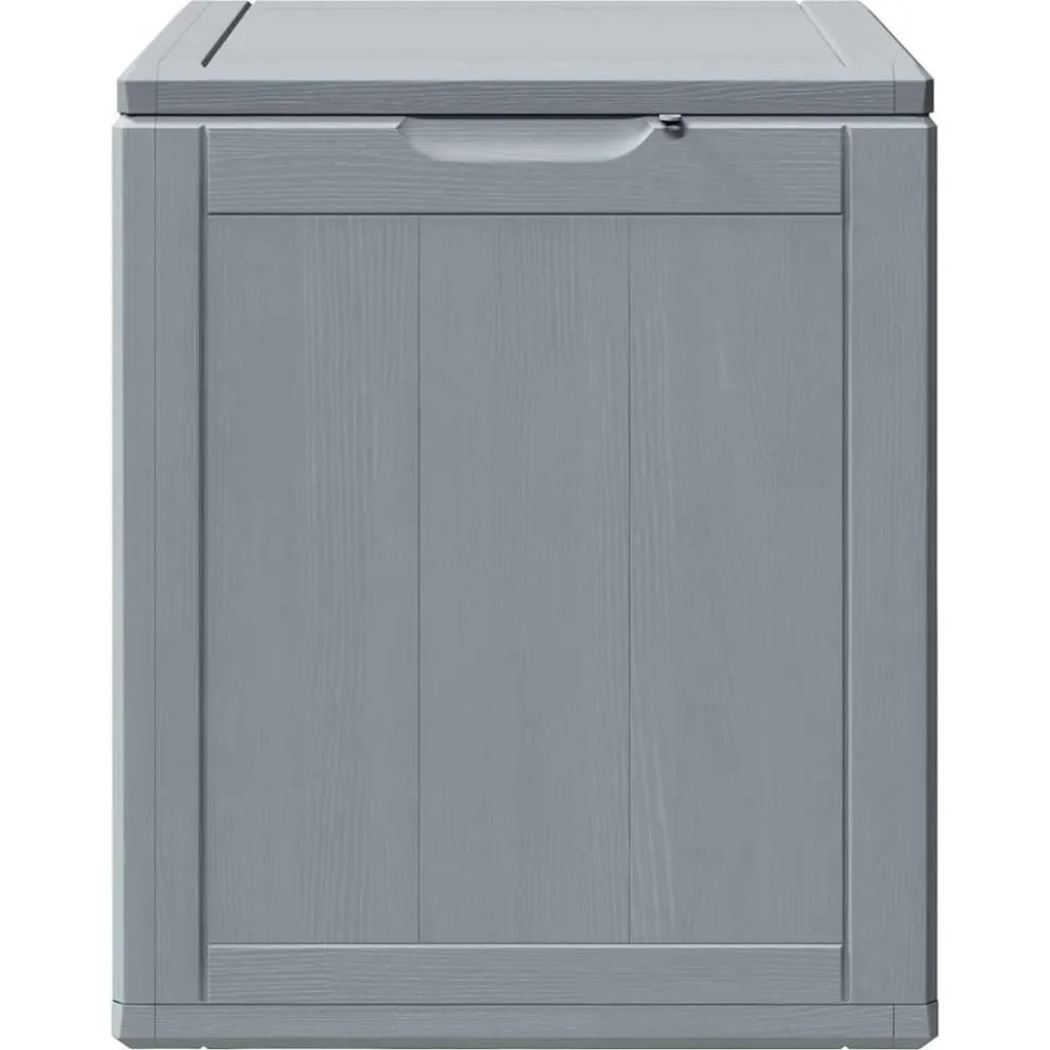 vidaXL Tuinbox 90 L PP houtlook grijs