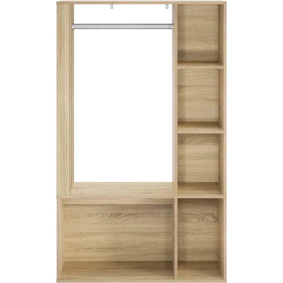 vidaXL Garderobekast Sonoma Eiken 91 x 32 x 150,5 cm Bruin