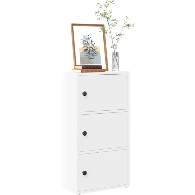 vidaXL Boekenkast 40x24x77 cm bewerkt hout wit
