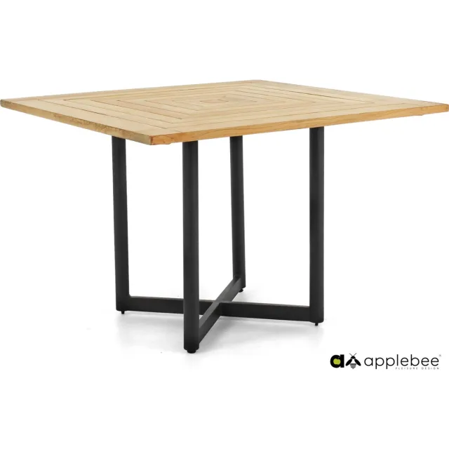 Apple Bee Jakarta tuintafel zwart Bruin/zwart