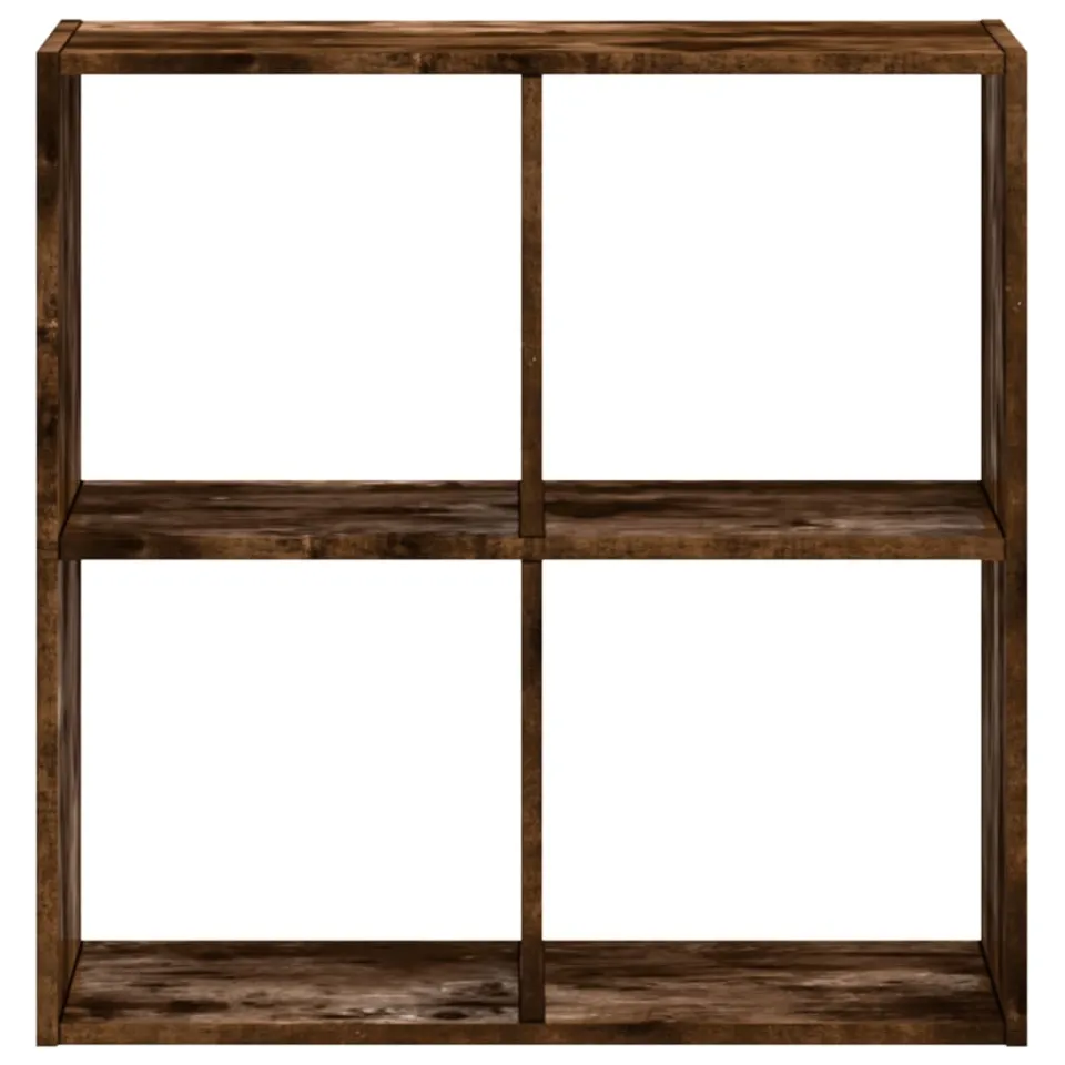 vidaXL Boekenkast 68,5x32x68,5 cm bewerkt hout gerookt eikenkleurig, foto 4
