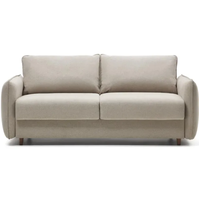 Kave Home 2-zits Slaapbank 'Carlota' Chenille, kleur Beige