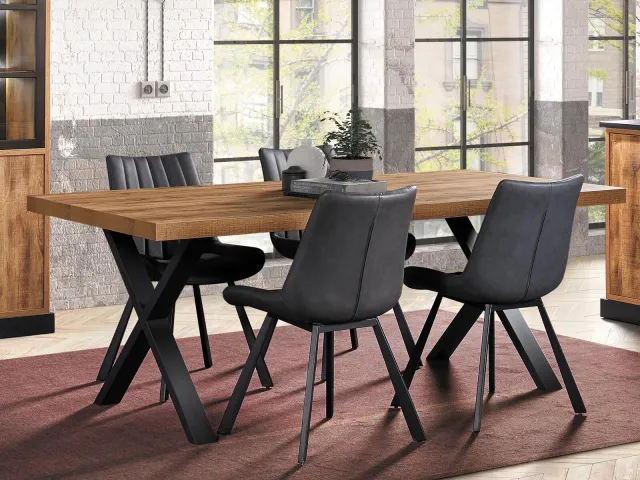 Mobistoxx OBI eettafel tropix hout