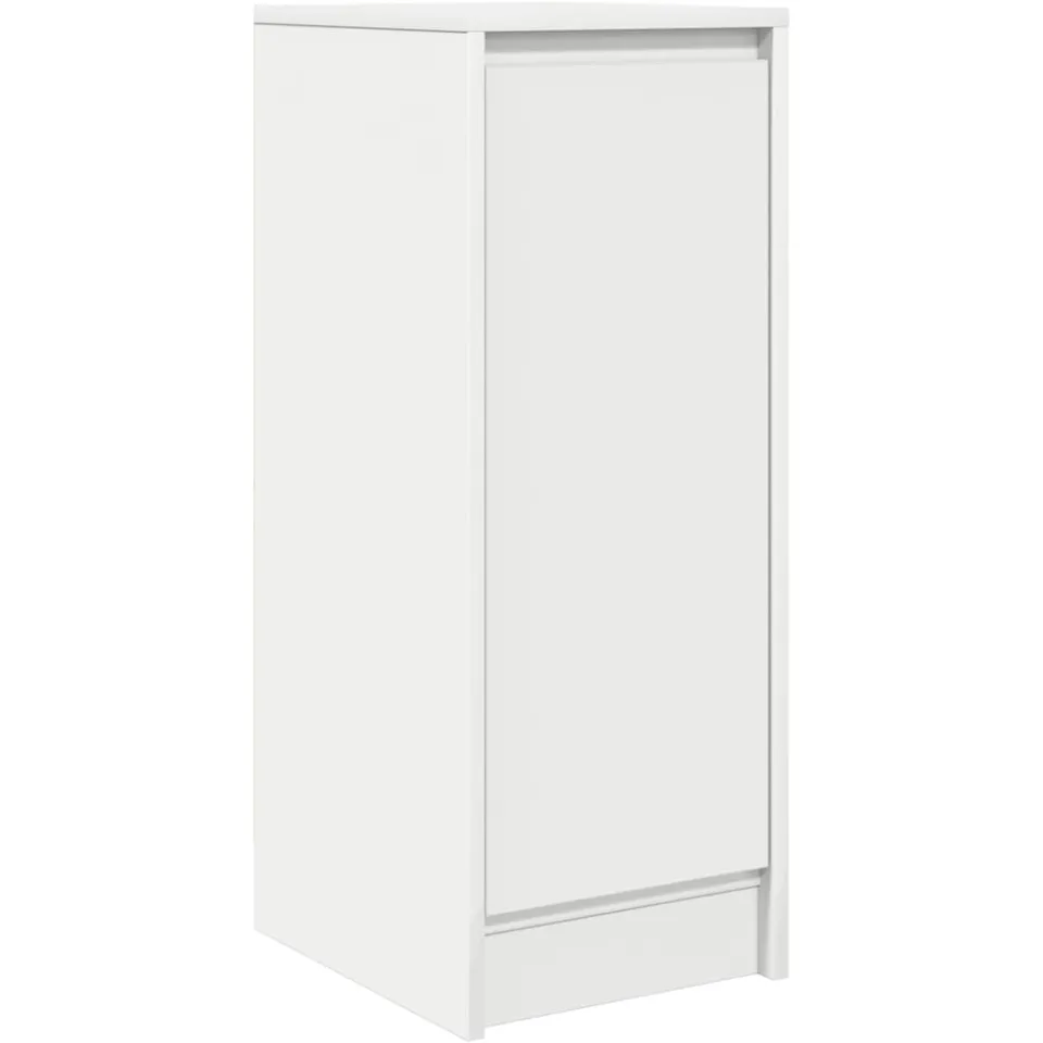 vidaXL Dressoir 29,5x34x76 cm spaanplaat wit, foto 4