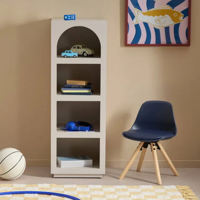 NOUS Kids Rayes boekenkast cashmere, foto 2