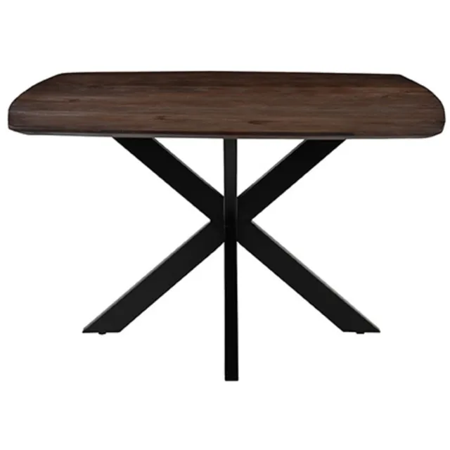 LABEL51 Blake Eetkamertafel - Bruin - Hout - 140x140 cm Espresso