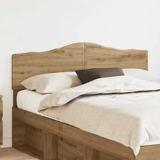 vidaXL Hoofdbord Artisan Eiken Bewerkt hout Bruin