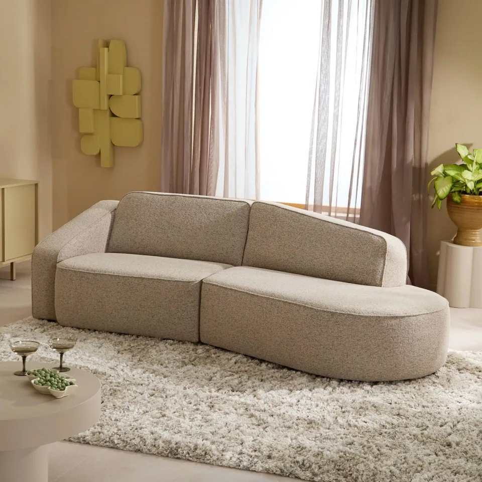 NOUS Living Sumo 3-zitsbank taupe, foto 3