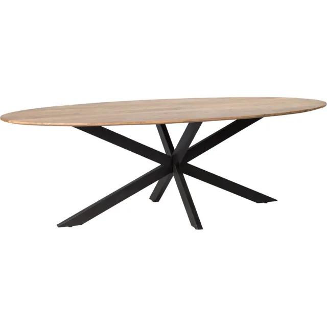 Livingfurn Eetkamertafel Oslo - Acasia Hout - 180cm - Bruin