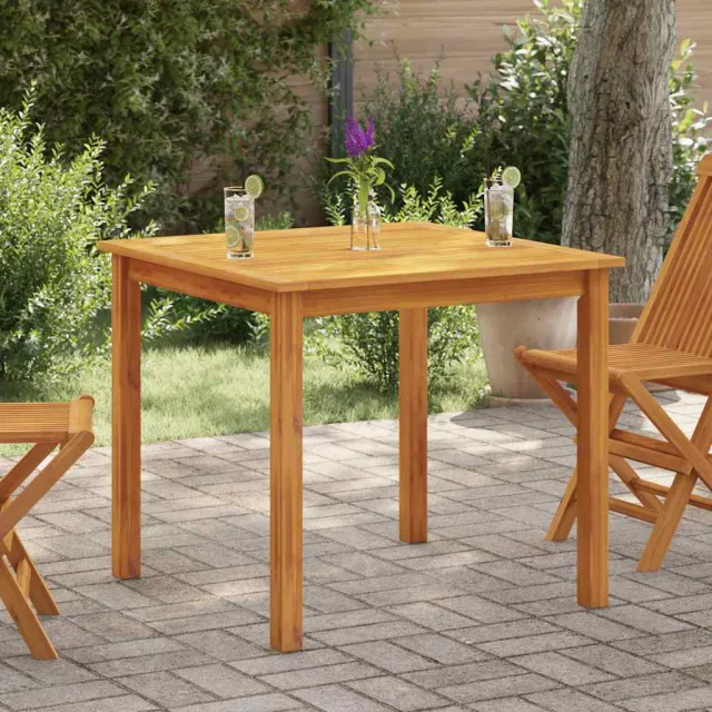 vidaXL Tuintafel 85x85x74 cm massief acaciahout bruin, foto 2