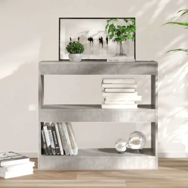 vidaXL Boekenkast/kamerscherm 80x30x72 cm betongrijs grijs, foto 2
