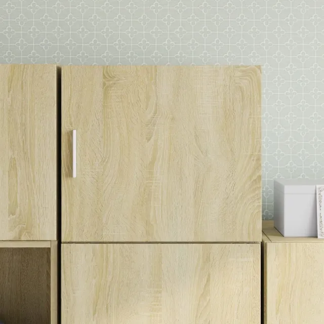 vidaXL Wandkast 45x42,5x40 cm bewerkt hout sonoma eikenkleurig Bruin