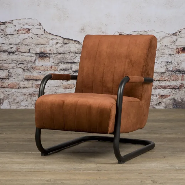 sidd Riva coffeechair - Adore 24 copper Koper