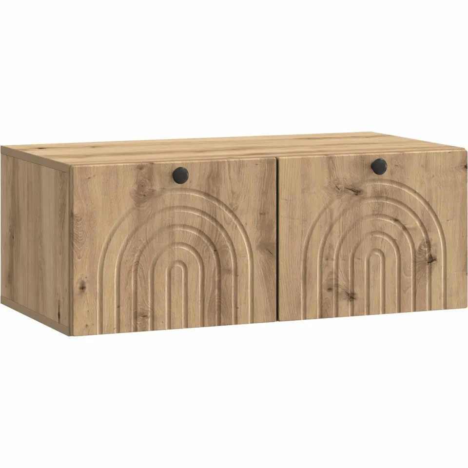 vidaXL Wandbeugel TV-kast 78,5 x 41 x 30 cm Artisanaal eiken, foto 3