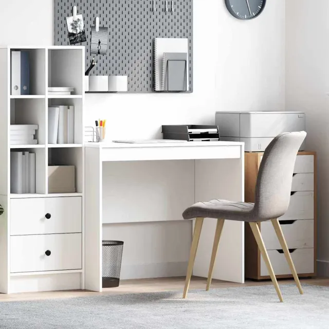 vidaXL Bureau Wit 90 x 50 x 76 cm, foto 2