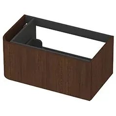 Ink Concept R afgeronde onderkast shadow veneer bruin