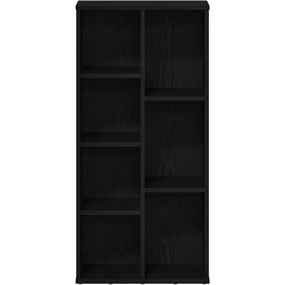 vidaXL Boekenkast 50x25x104 cm bewerkt hout zwart eikenkleurig, foto 4