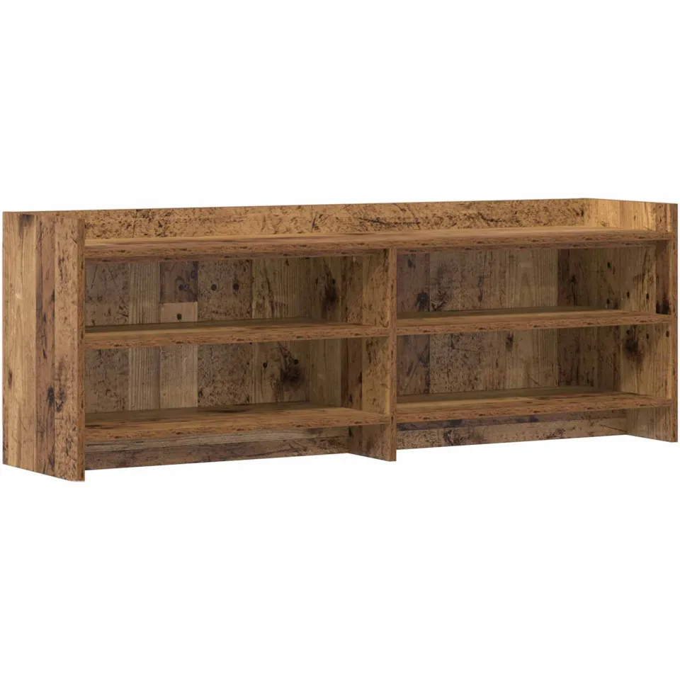 vidaXL TV-kast 130 x 33 x 47 cm Oud hout Bruin