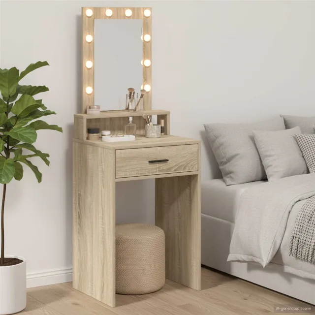 vidaXL Plafondtafel Sonoma Eiken 50 x 41 x 135 cm Bewerkt hout, foto 2