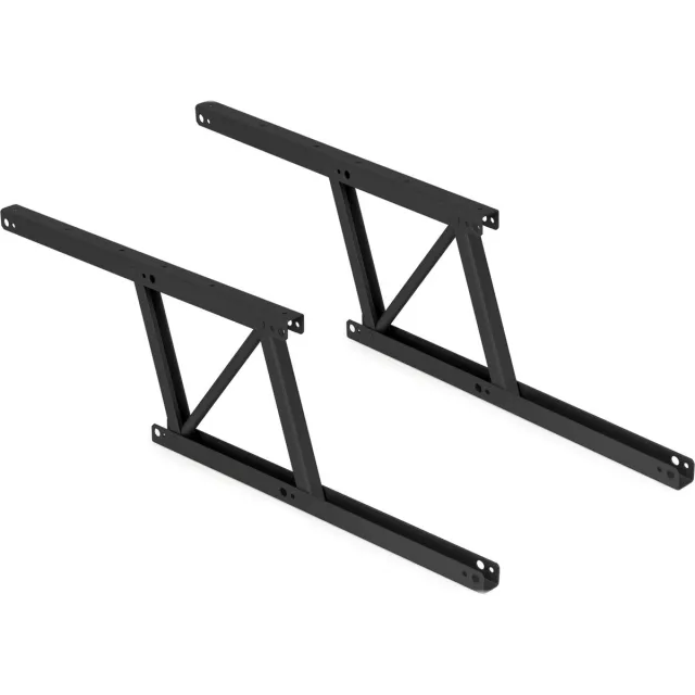 Emuca Set met 2 hefmechanismen voor salontafels, Zwart gelakt, Staal