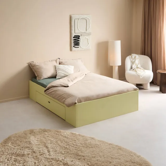 NOUS Living Cubi modulair bed mintgeel, foto 2