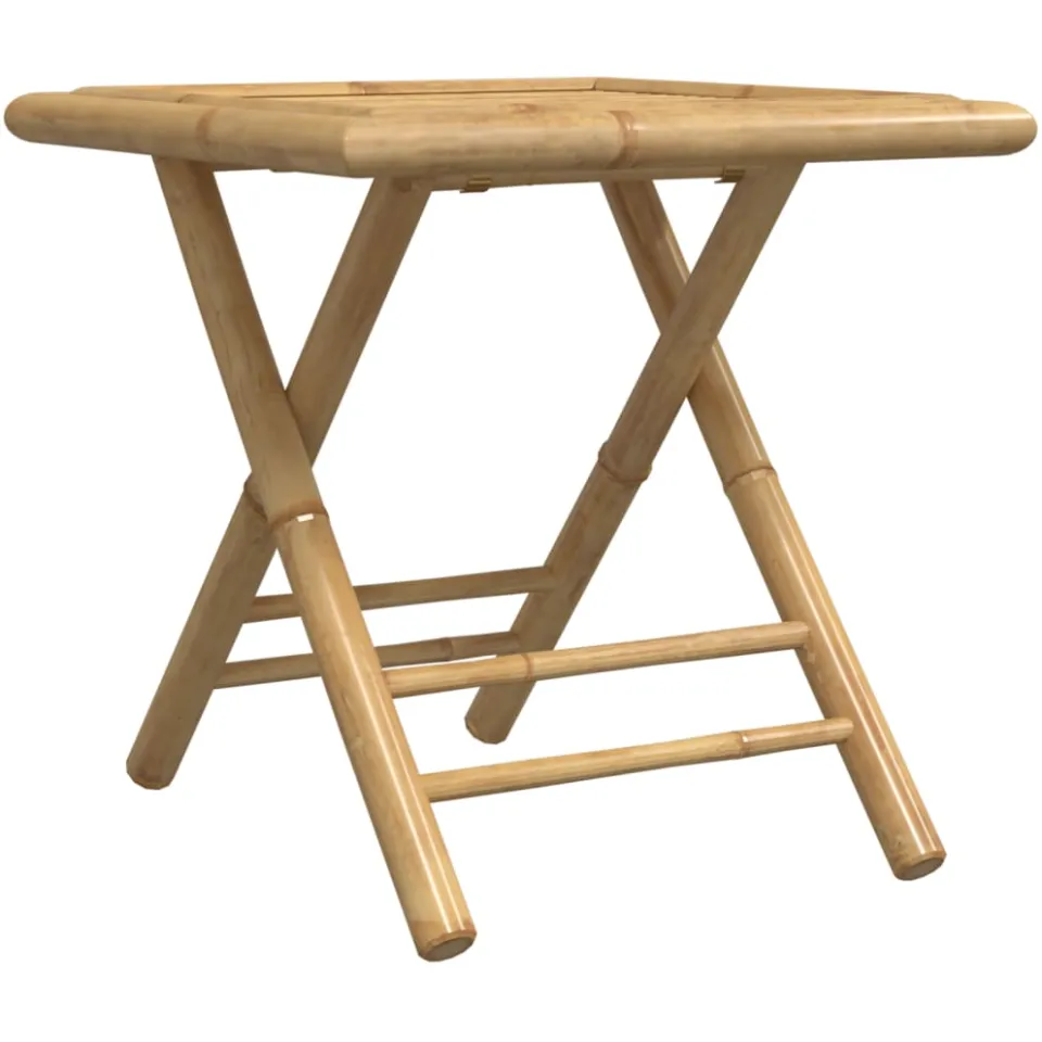 vidaXL Tuintafel inklapbaar 45x45x45 cm bamboe bruin, foto 4