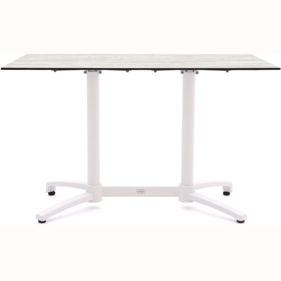 Bellagio tuinmeubelen Bellagio Canzo klaptafel 120x70x73cm wit, foto 3