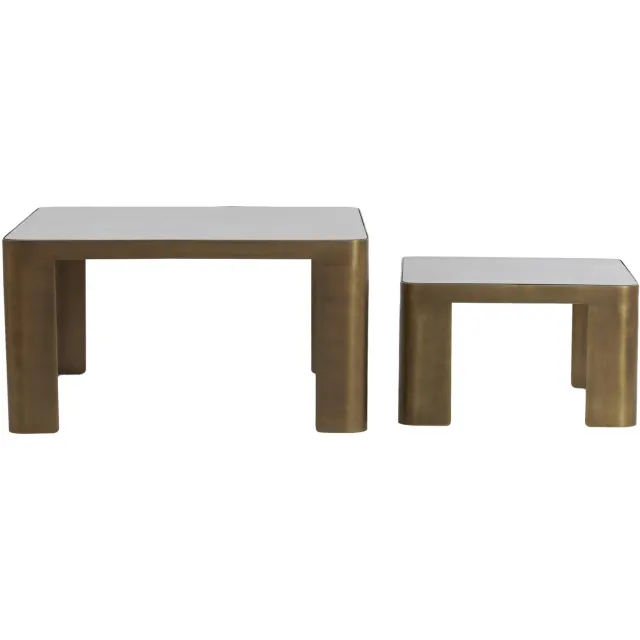 Light & Living Tafel OXE - Brons - 75x75x40 cm