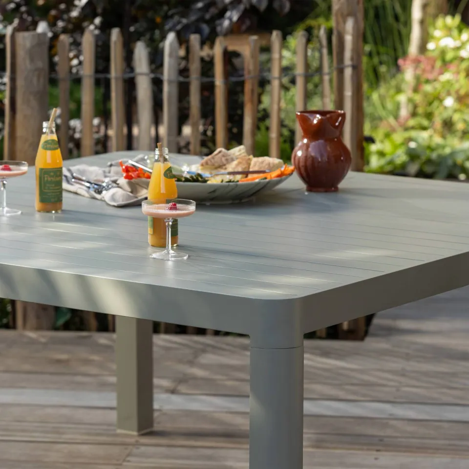 WOOOD Ovara uitschuifbare tuintafel zand, foto 3