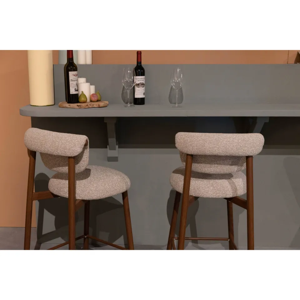 Housecraft Living Lee barkruk beige, foto 6