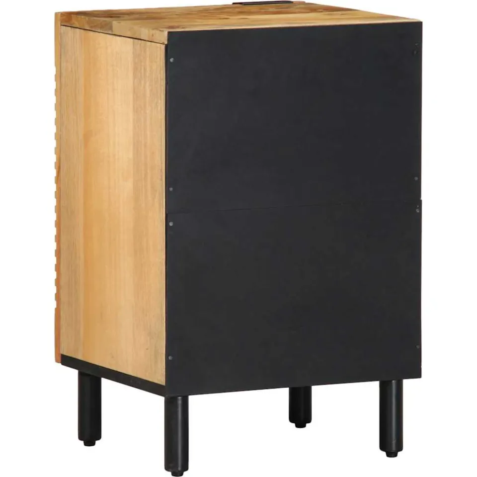vidaXL Badkamerkast 38x33,5x58 cm massief mangohout bruin, foto 4