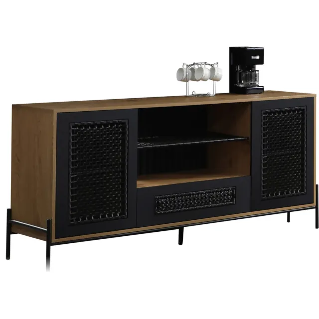 Dressoir Lourdes bruin