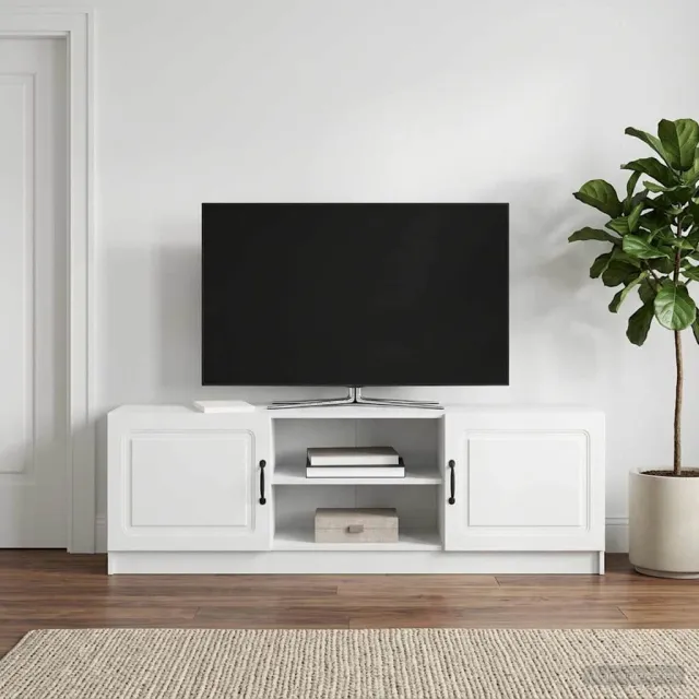 vidaXL TV-kast Wit 150 x 31 x 47 cm Bewerkt hout, foto 2