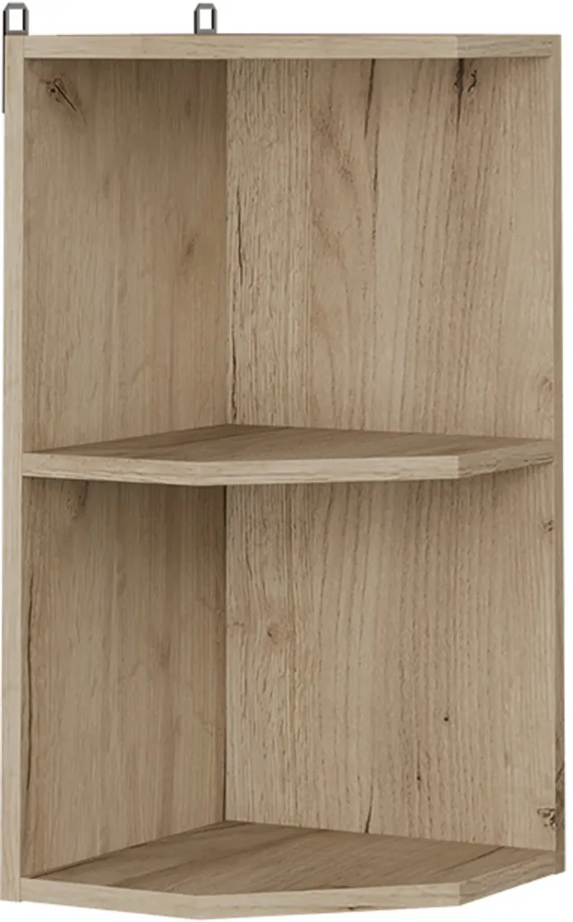 Vicco Hangende kast R-Line, Goudkleurig Eiken/Goudkleurig Eiken, 30 cm with 2 compartments