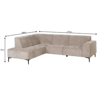 Kwantum Verona hoekbank links beige, foto 2