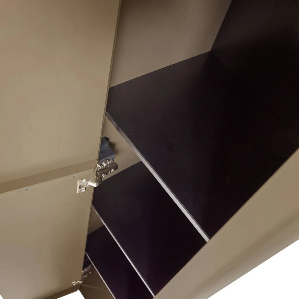 WOOOD Gunnar Smalle Hoge Kast - Grenen - Matzwart - 217x45x39, foto 4