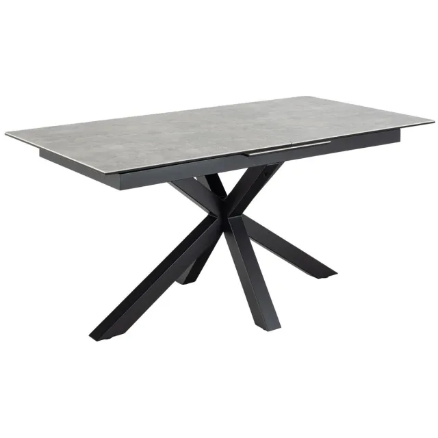 Giga Living Eettafel Rechthoek 170/210cm - Grijs Keramiek - Uitschuifbaar - Giga Living
