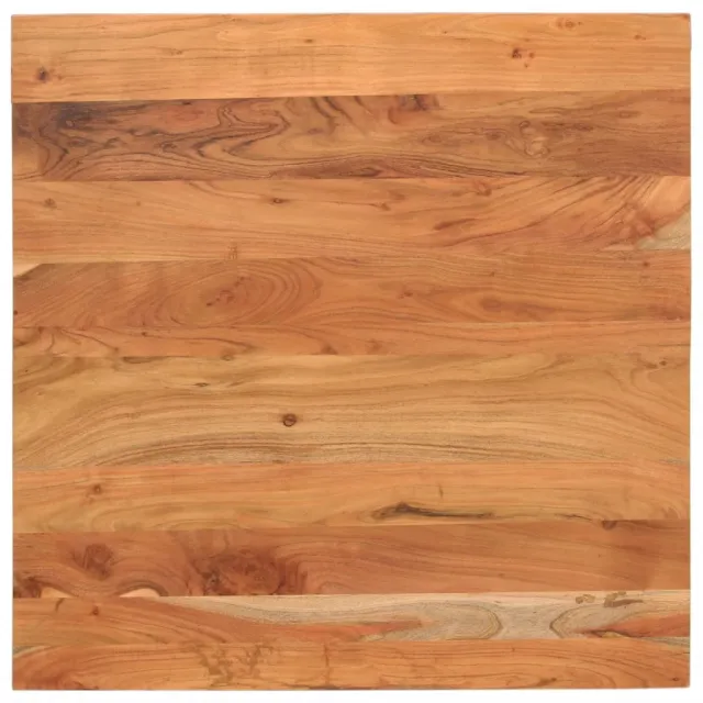 vidaXL Tafelblad vierkant 70x70x2,5 cm massief acaciahout Bruin