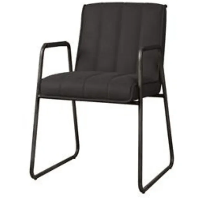 Tower Living Eetkamerstoel Santo - Antraciet Stof - 61x53x85cm