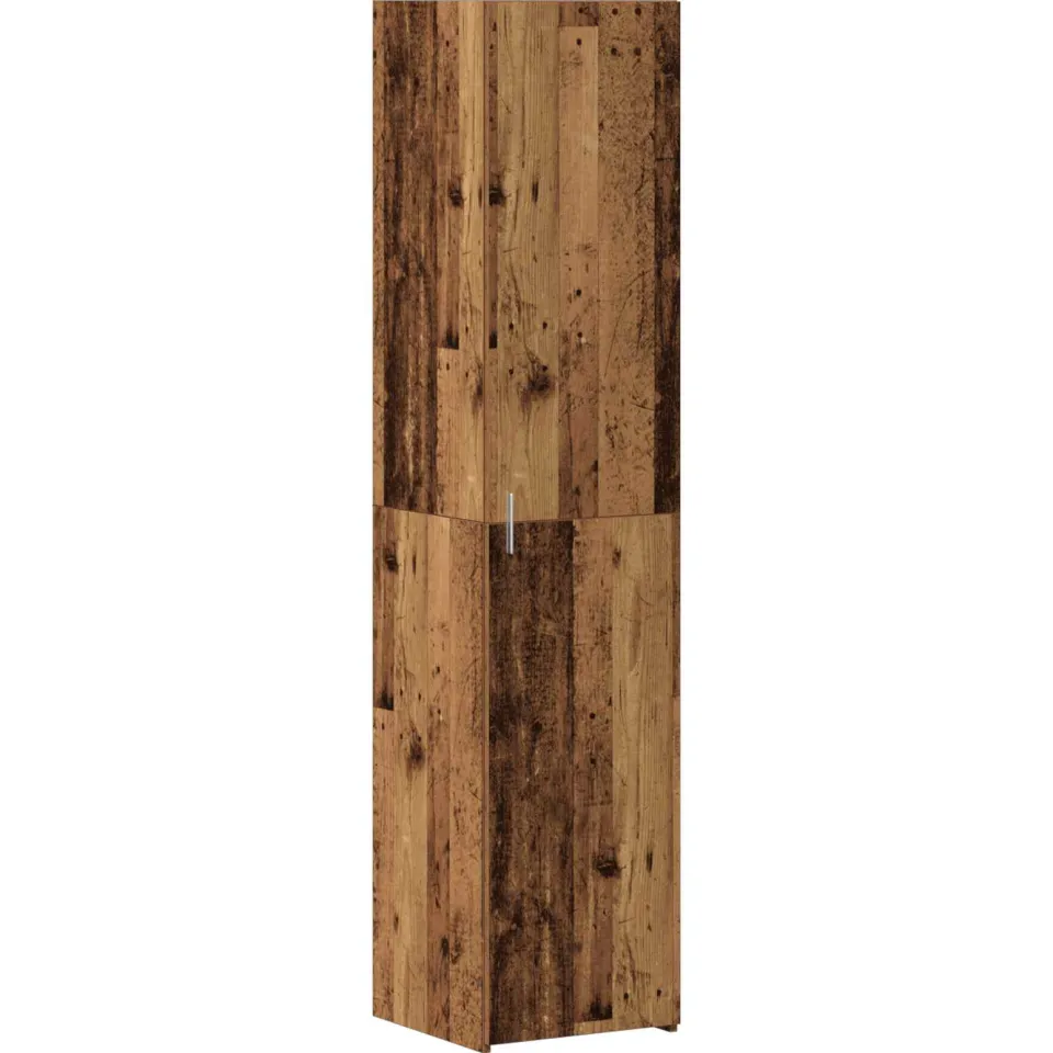 vidaXL Hoge kast Oudhout 40 x 42,5 x 185 cm bruin, foto 3