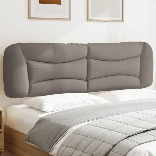 vidaXL Hoofdbordkussen "Hvar" 180 cm stof taupe