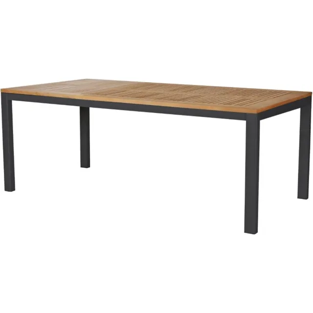 Trestino Stefano Tuintafel 220 cm - Antraciet Transparant