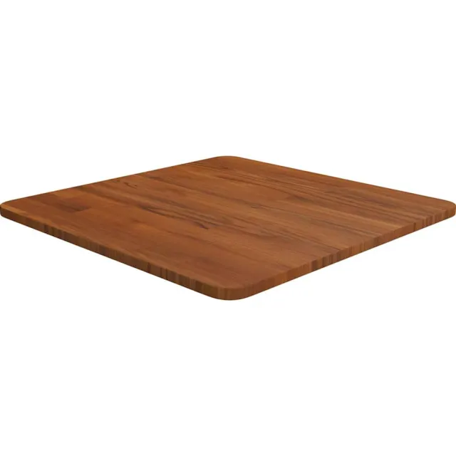 vidaXL Tafelblad vierkant 50x50x1,5cm behandeld eiken donkerbruin