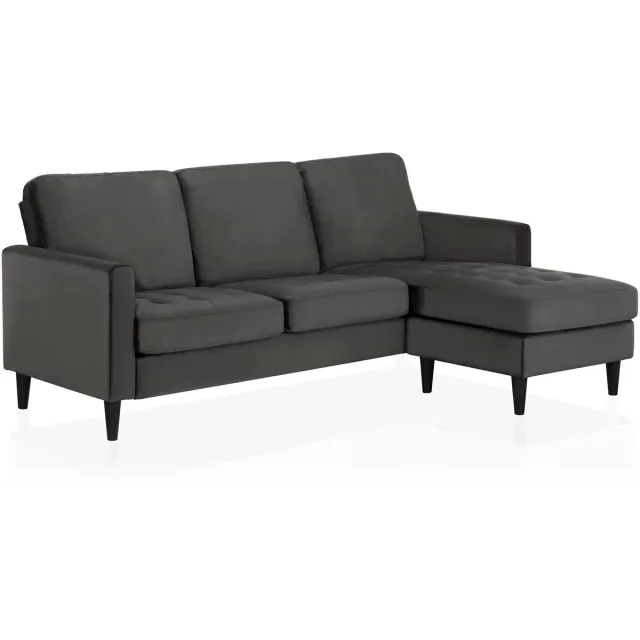 Notio Living Strummer-Sofa - 3-zits - Grijs Fluweel