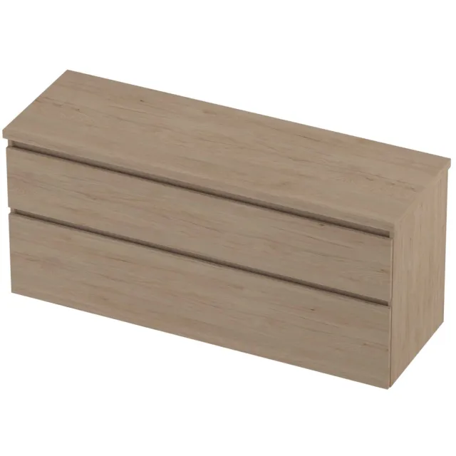 Proline Deck Badmeubelset Asymmetrisch 140x46x55 cm Ideal Oak Eiken
