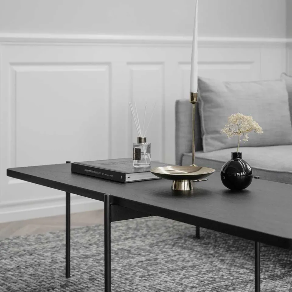 Rowico Home Shelton houten salontafel zwart - 145 x 60 cm, foto 5