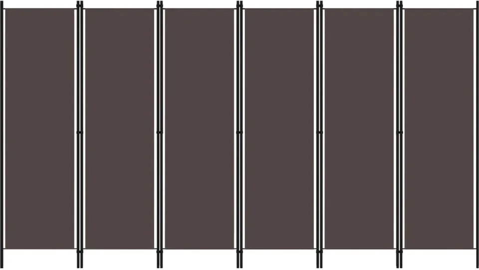 vidaXL Kamerscherm met 6 panelen 300x180 cm bruin, foto 2